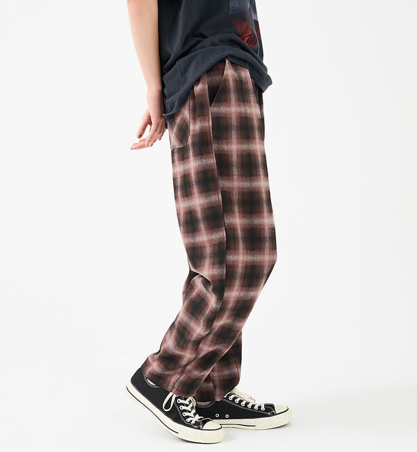ABAHOUSE「【Revo.レボ】ルーズフィットオンブレーチェックイージーパンツ /グランジ/ユ」|その他|