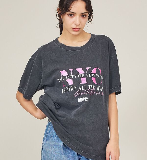 ABAHOUSE「【GOOD ROCK SPEED / グッドロックスピード】NYC/ NewYo」|Tシャツ・カットソー|ブラック