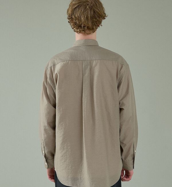 ABAHOUSE「シアーウール オーバーサイズ レギュラーカラーシャツ【予約】」|シャツ・ブラウス|