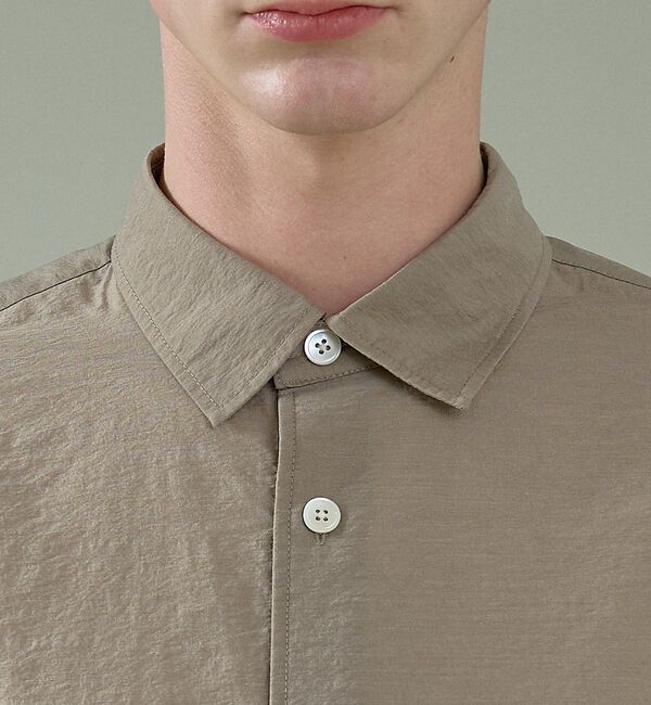 ABAHOUSE「シアーウール オーバーサイズ レギュラーカラーシャツ【予約】」|シャツ・ブラウス|
