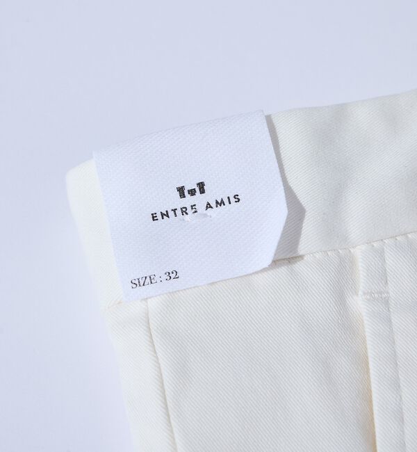 ABAHOUSE「【entre amis】スリムフィット ノープリーツ チノスラックス / 818」|チノ|