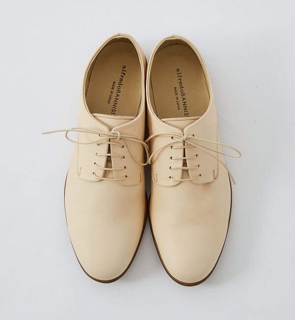 alfredoBANNISTER「【ヌメ革】ソフトレザー カウンターレス プレーントゥシューズ」|その他|