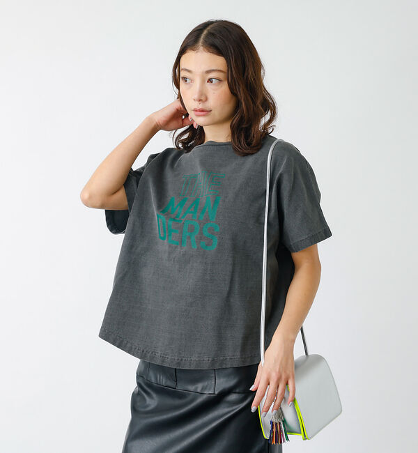 Rouge vif「【MICA&DEAL】THE MANDERS Tシャツ　コットン/ロゴカットソー」|Tシャツ・カットソー|