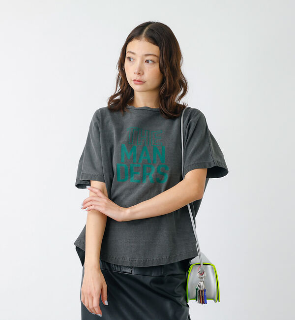 Rouge vif「【MICA&DEAL】THE MANDERS Tシャツ　コットン/ロゴカットソー」|Tシャツ・カットソー|