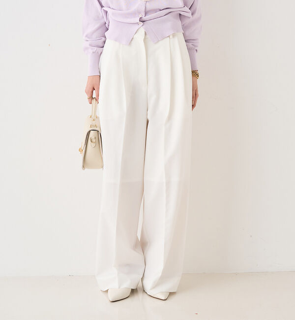 Rouge vif「ストレッチツータックワイドパンツ」|その他|