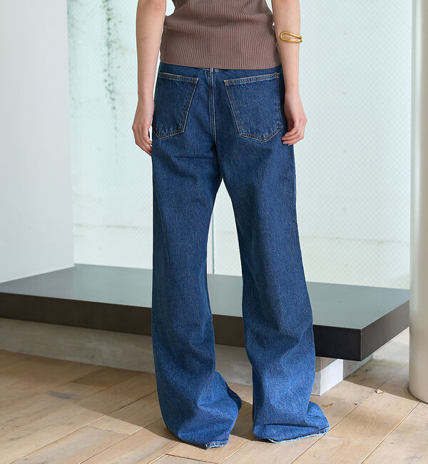 Rouge vif「【AGOLDE/エーゴールドイー】DAME JEAN NO CUFF  ハイライ」|デニム|