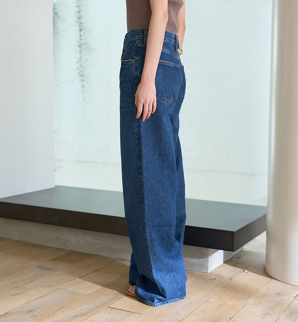 Rouge vif「【AGOLDE/エーゴールドイー】DAME JEAN NO CUFF  ハイライ」|デニム|