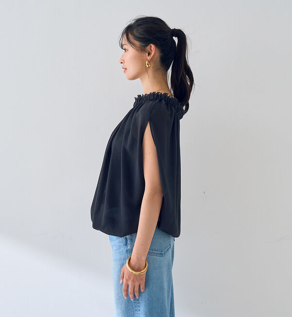 Rouge vif「【一部店舗限定】3WAYクールメッシュブラウス」|シャツ・ブラウス|