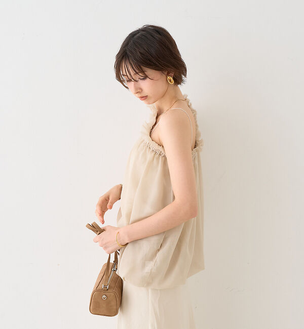 Rouge vif「【一部店舗限定】3WAYクールメッシュブラウス」|シャツ・ブラウス|