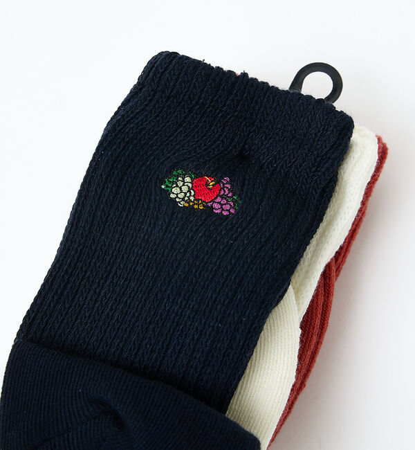 Rouge vif「【FRUIT OF THE LOOM/フルーツ・オブ・ザ・ルーム】【3足セット】」|ソックス|