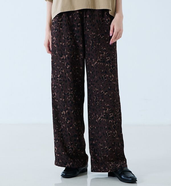 Rouge vif「【MICA&DEAL /マイカアンドディール】Print dechine pan」|その他|ブラウン