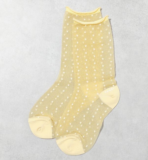 Rouge vif「【YUQRI/ユクリ】DotVeil/靴下/フェミニン/ロマンティック/ギフト【」|ソックス|