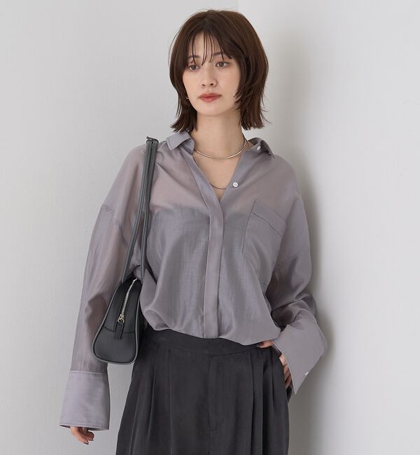 Rouge vif「【定番人気】【ロングセラー】バックツイストシャツ」|シャツ・ブラウス|