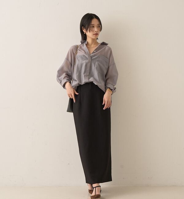 Rouge vif「【定番人気】【ロングセラー】バックツイストシャツ」|シャツ・ブラウス|