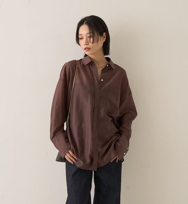 Rouge vif「【定番人気】【ロングセラー】バックツイストシャツ」|シャツ・ブラウス|