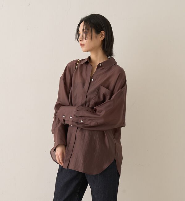 Rouge vif「【定番人気】【ロングセラー】バックツイストシャツ」|シャツ・ブラウス|