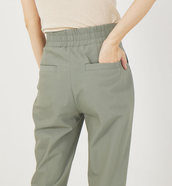 qualite「《セットアップ対応》2WAYストレッチハイウエストテーパードパンツ」|その他|