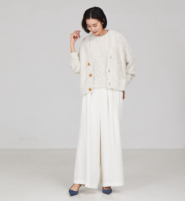 qualite「ストレッチサテンワイドパンツ」|その他|