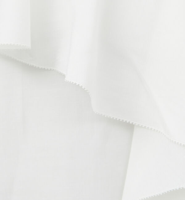 qualite「ラッフルカラーブラウス」|シャツ・ブラウス|