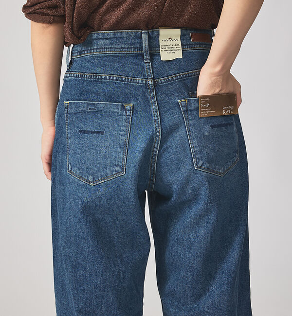 qualite「【YANUK】KATE (Loose Buggy) ワイドデニム」|デニム|