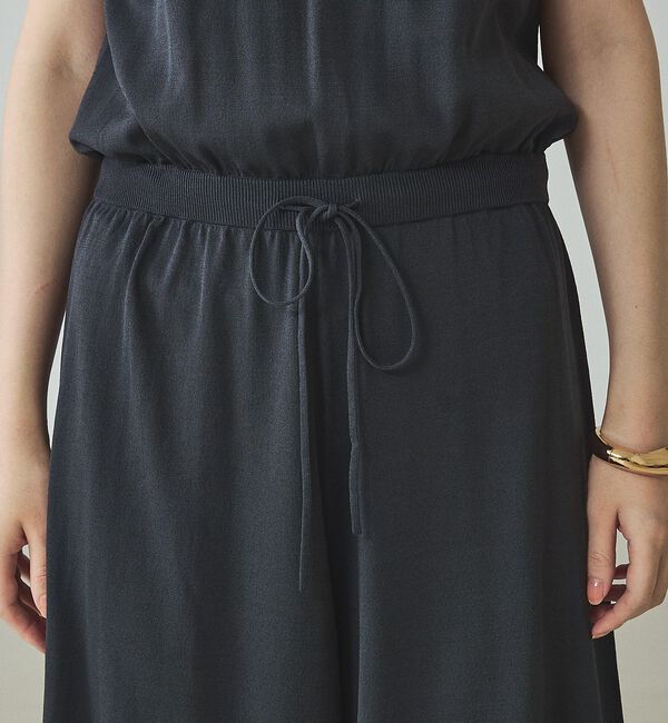 qualite「【接触冷感】レーヨンストレッチオールインワン」|オールインワン|