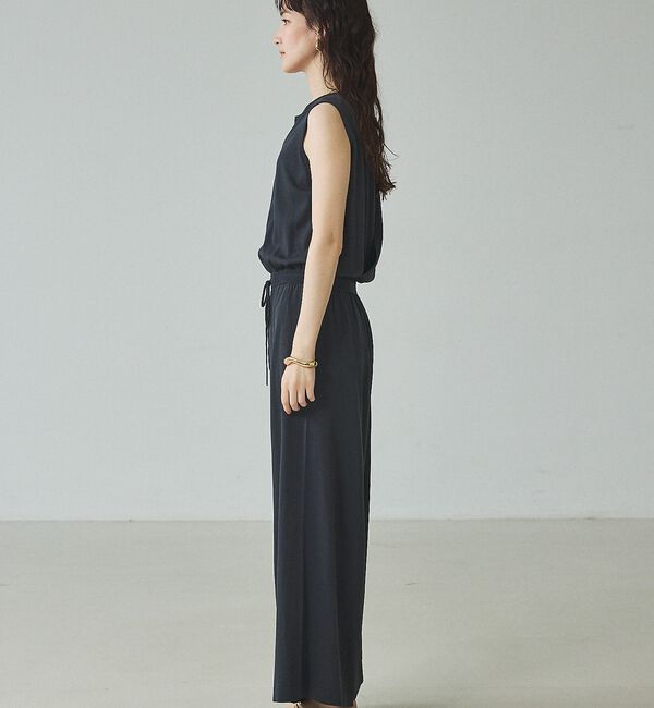 qualite「【接触冷感】レーヨンストレッチオールインワン」|オールインワン|