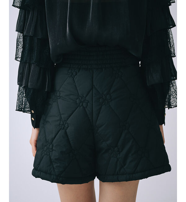 SELFIST「オリジナルロゴフラワー刺繍中綿ショートパンツ」|その他|