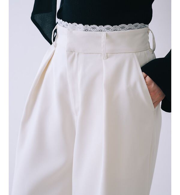 SELFIST「ウエストレースワイドパンツ」|その他|