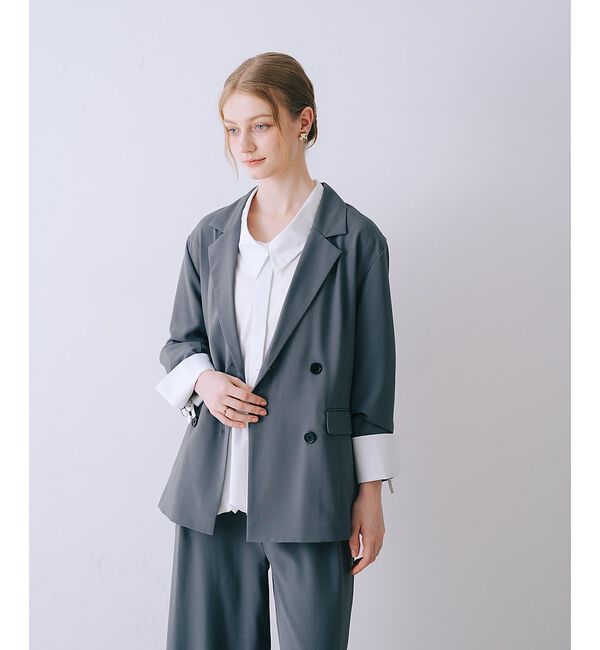 SELFIST「レース付きテーラドカラージャケット」|テーラードジャケット|