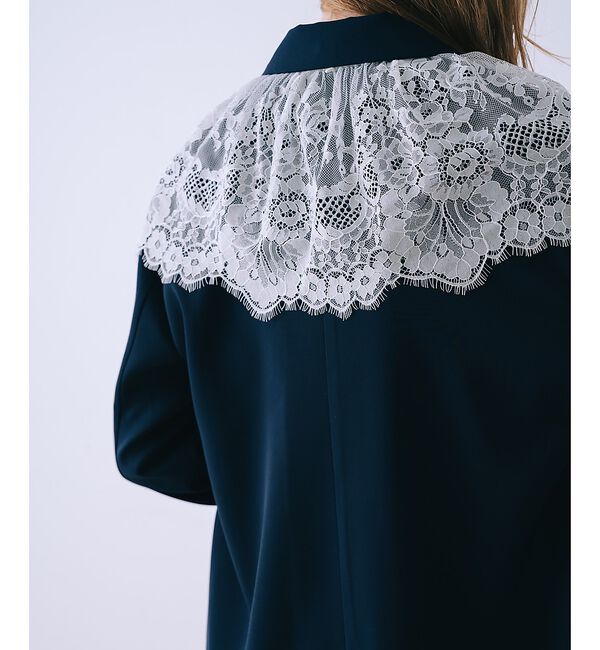 SELFIST「レース付きテーラドカラージャケット」|テーラードジャケット|