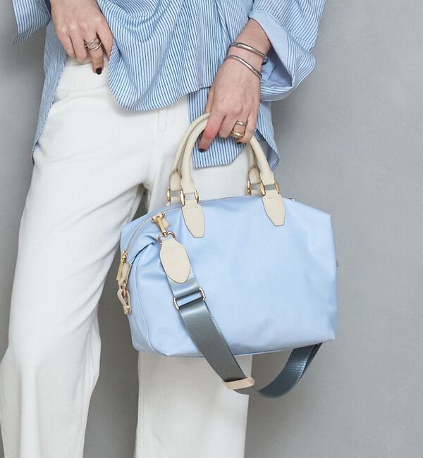 LOWELL things「Porta/ナイロン2WAYボストン」|ボストンバッグ|ライトブルー