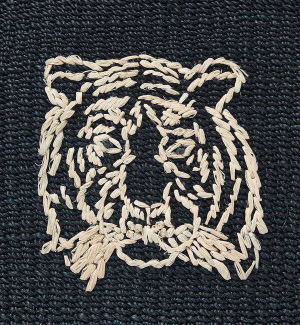 NOMINE「【BAGMATI】ANIMAL BAG アニマル刺繍 かご トート バッグ」|かごバッグ|