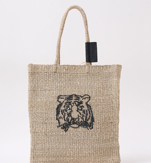 NOMINE「【BAGMATI】ANIMAL BAG アニマル刺繍 かご トート バッグ」|かごバッグ|
