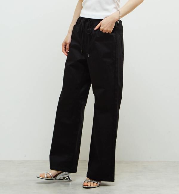 Soffitto「綿サテンストレッチイージーパンツ」|その他|