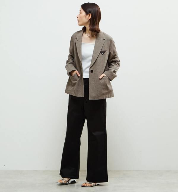 Soffitto「綿サテンストレッチイージーパンツ」|その他|