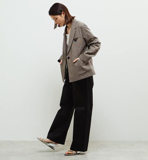 Soffitto「綿サテンストレッチイージーパンツ」|その他|