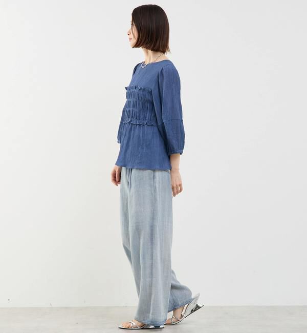 Soffitto「ギャザー切り替え2WAYブラウス」|シャツ・ブラウス|