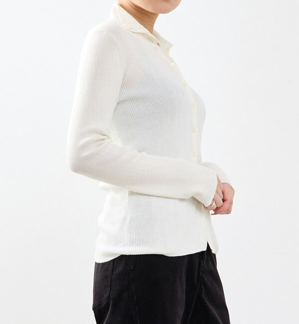 SOFFITTO「釦開きタートルニット」|Tシャツ・カットソー|