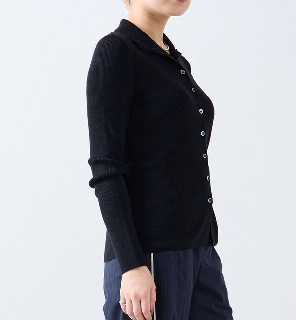 SOFFITTO「釦開きタートルニット」|Tシャツ・カットソー|