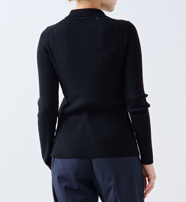 SOFFITTO「釦開きタートルニット」|Tシャツ・カットソー|