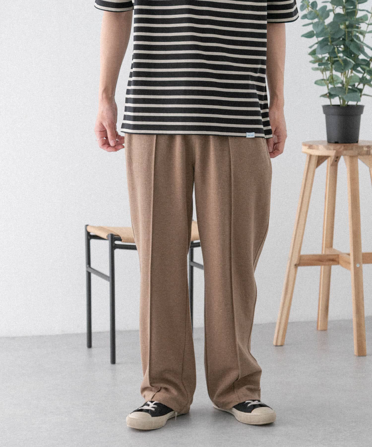 URBAN RESEARCH DOORS「FORK&SPOON　ヘンプ混カットソーパンツ」|その他|ベージュ系その他