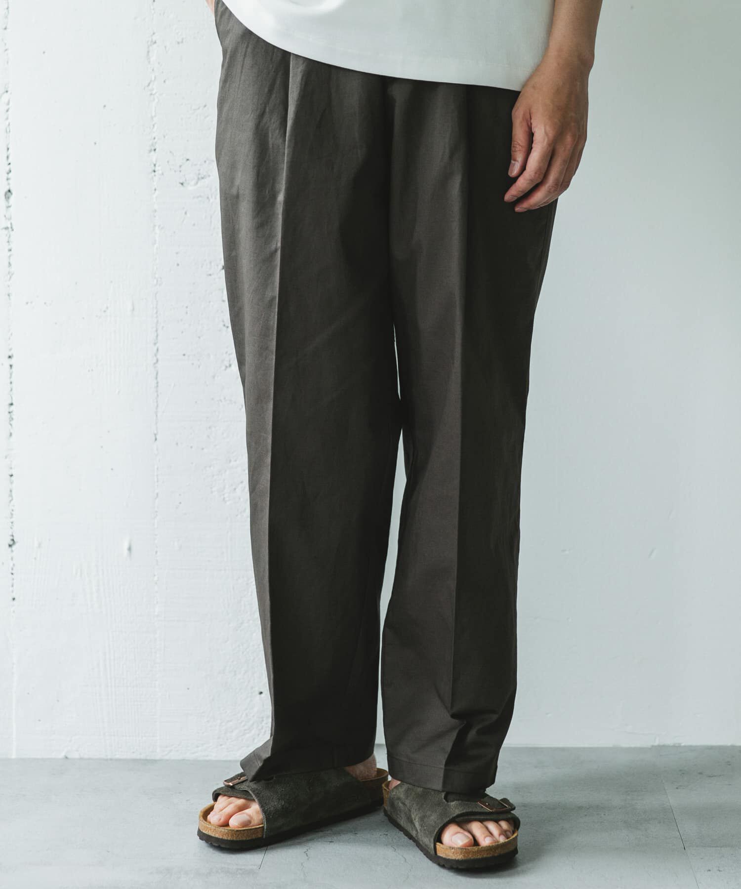 URBAN RESEARCH DOORS「コットンリネンマーセライズライトチノトラウザー」|その他|
