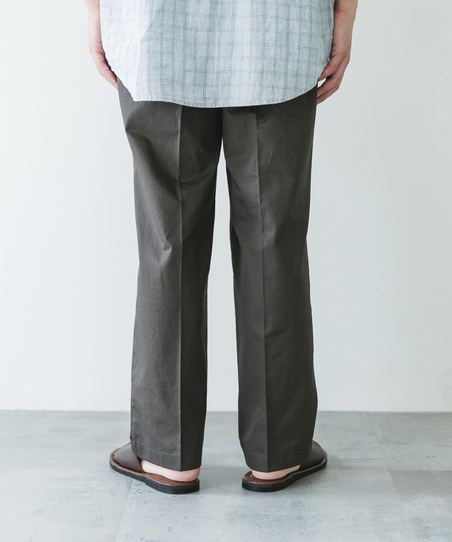 URBAN RESEARCH DOORS「コットンリネンマーセライズライトチノトラウザー」|その他|