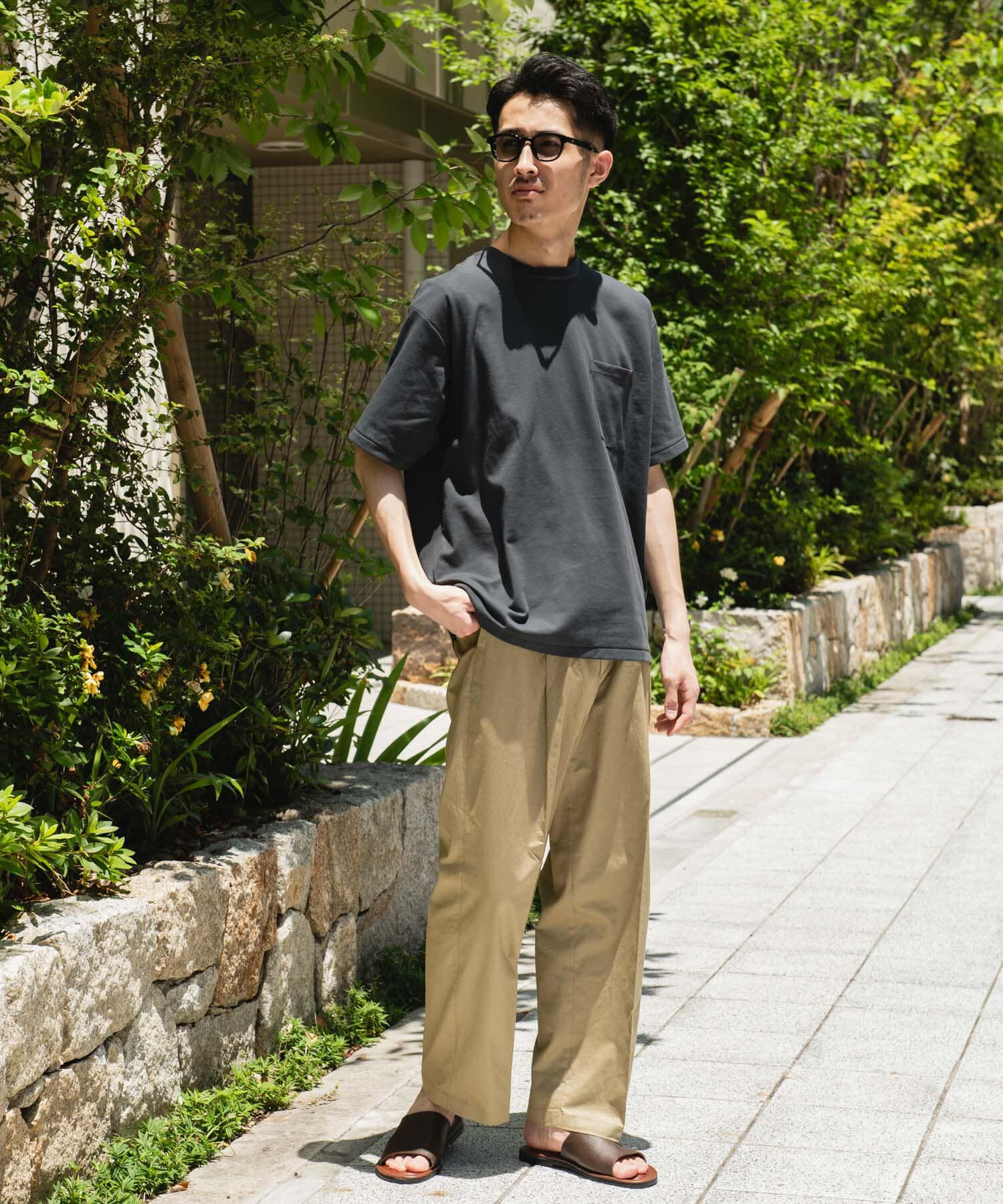 URBAN RESEARCH DOORS「コットンリネンマーセライズライトチノトラウザー」|その他|