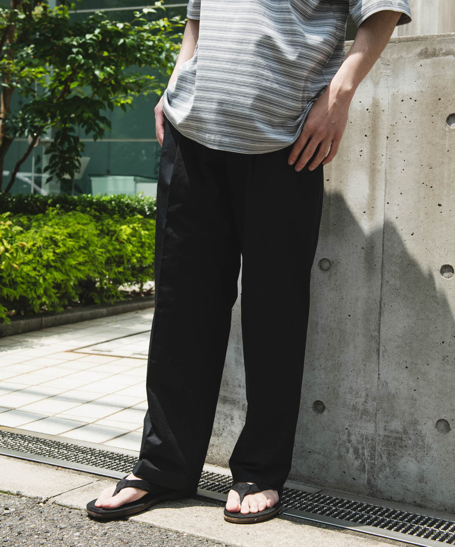 URBAN RESEARCH DOORS「コットンリネンマーセライズライトチノトラウザー」|その他|