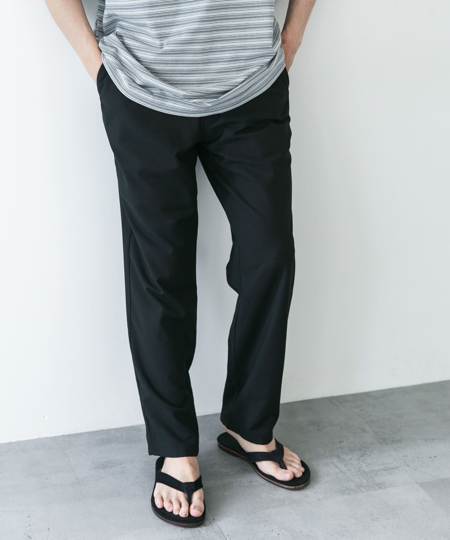 URBAN RESEARCH DOORS「『速乾/接触冷感/イージーケア』ウールライクイージートラウザー」|その他|