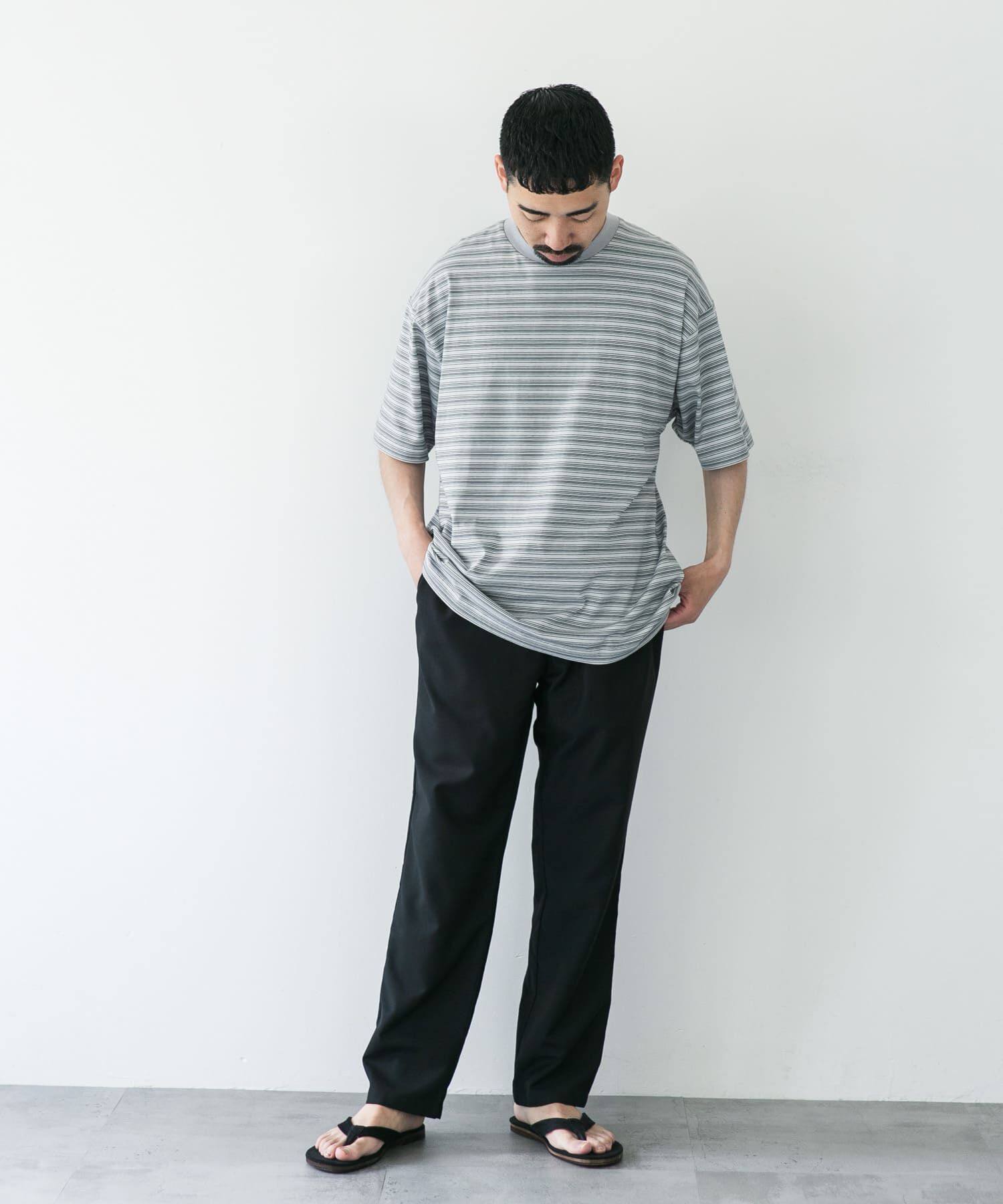 URBAN RESEARCH DOORS「『速乾/接触冷感/イージーケア』ウールライクイージートラウザー」|その他|