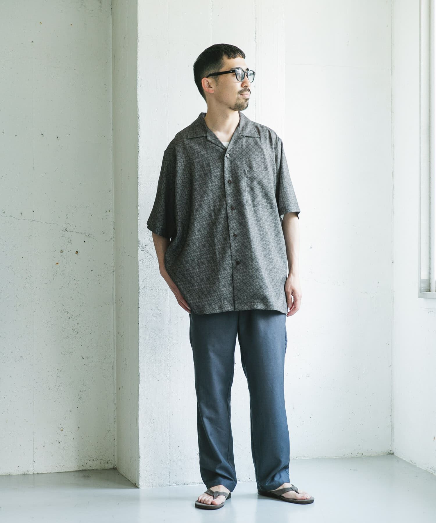 URBAN RESEARCH DOORS「『速乾/接触冷感/イージーケア』ウールライクイージートラウザー」|その他|