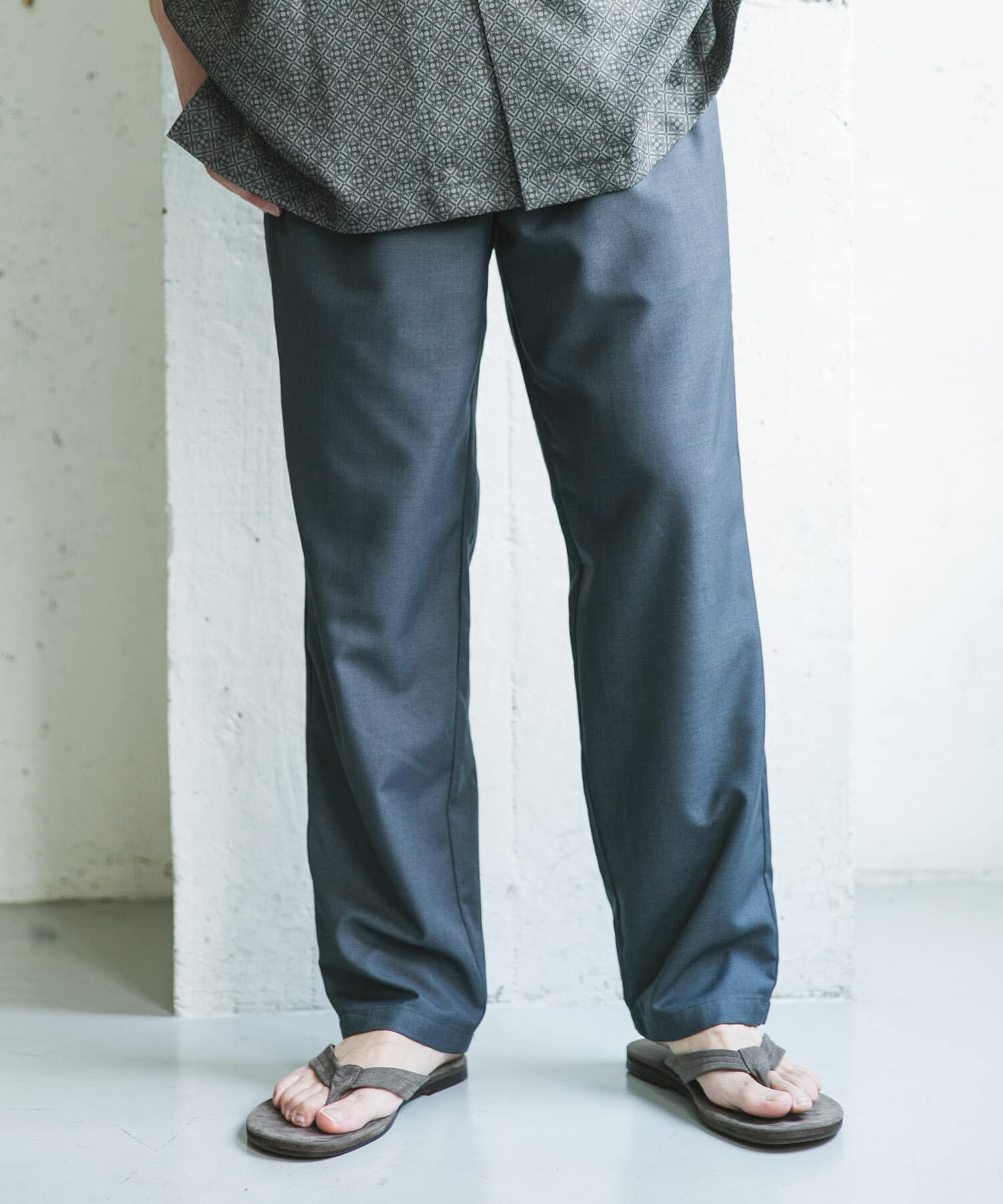 URBAN RESEARCH DOORS「『速乾/接触冷感/イージーケア』ウールライクイージートラウザー」|その他|