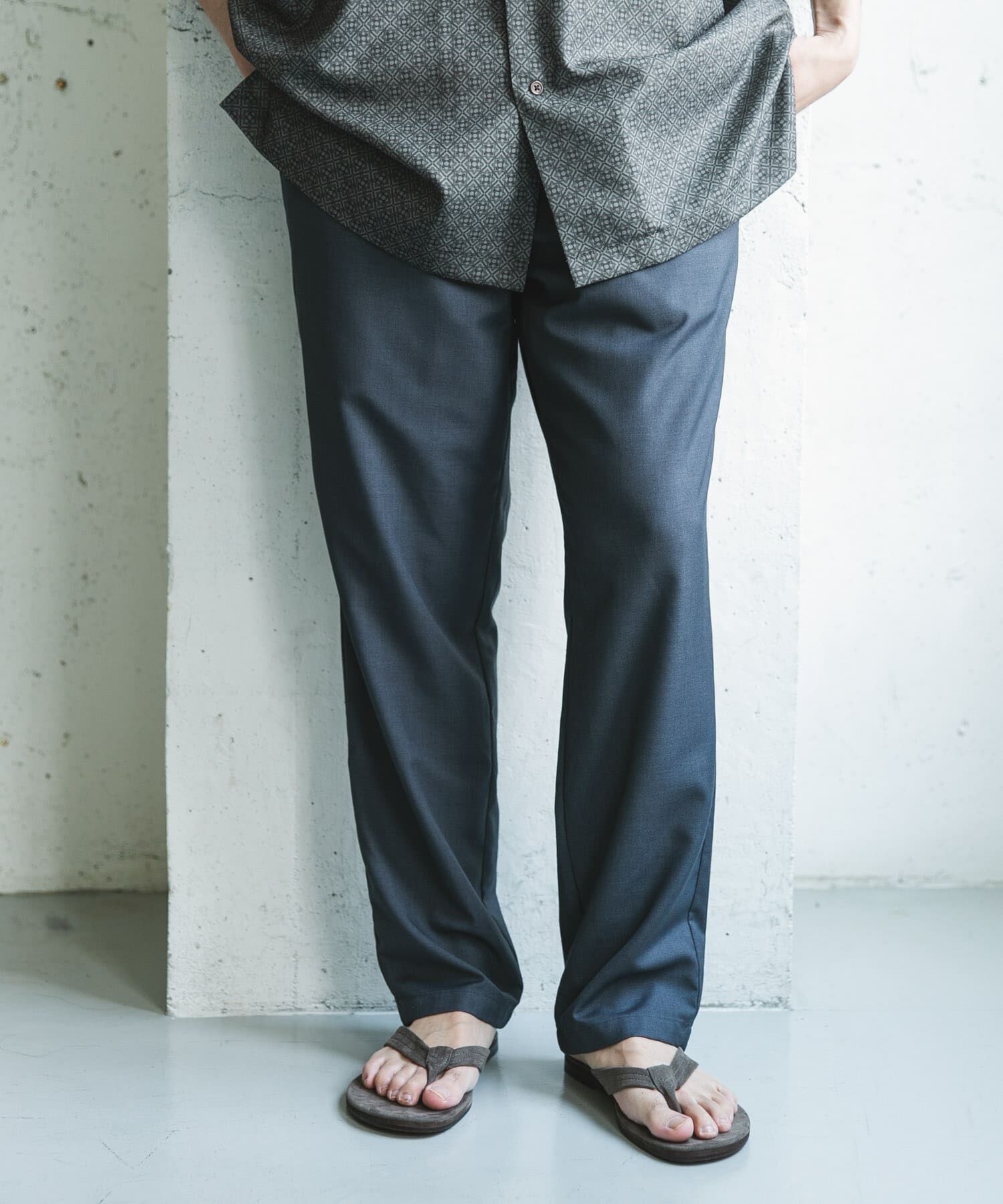 URBAN RESEARCH DOORS「『速乾/接触冷感/イージーケア』ウールライクイージートラウザー」|その他|